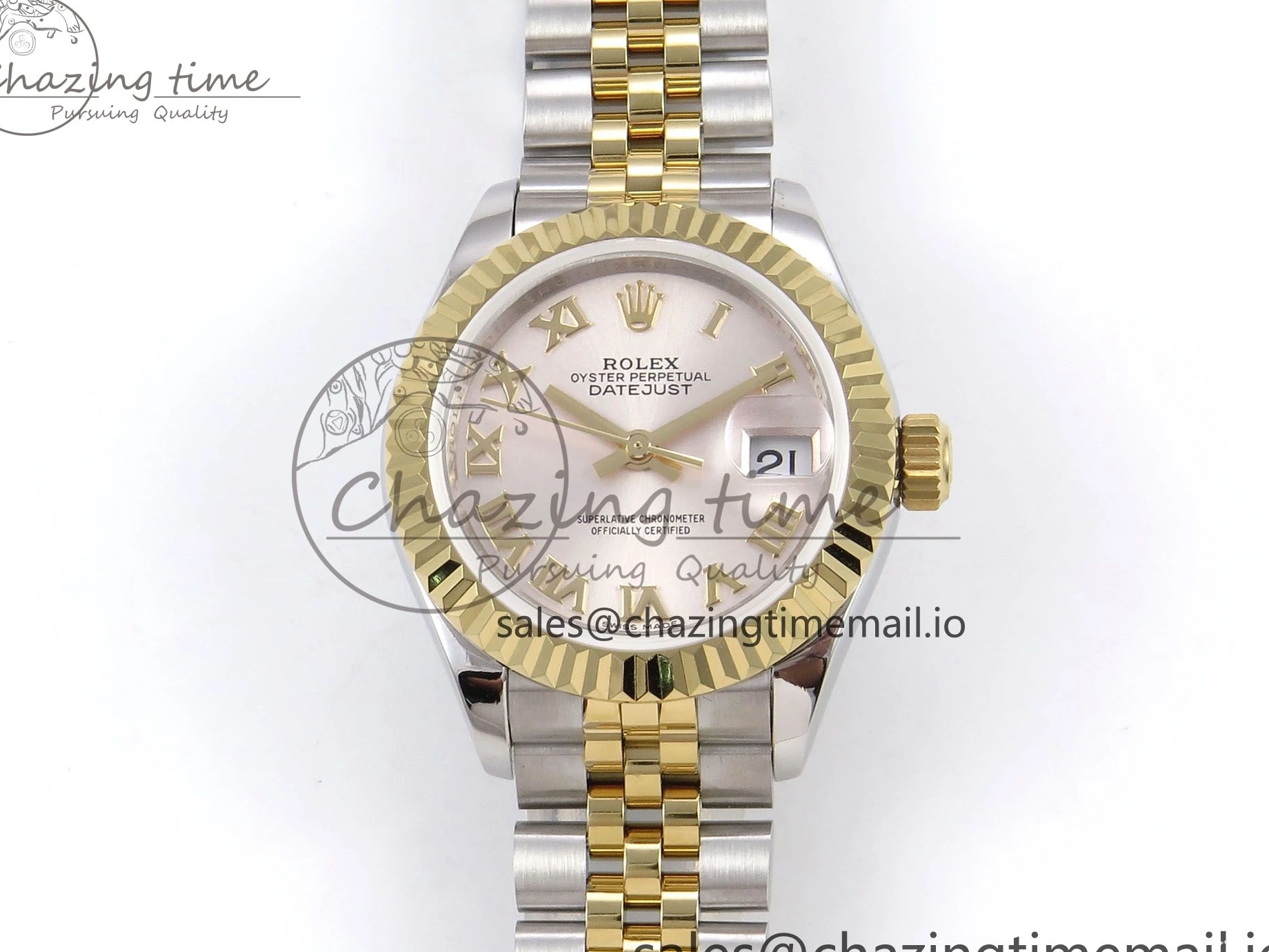0116 DateJust 28MM 279173 SS YG GMF 1:1 Best Edition 904L Steel Silver Roman Dial on Jubilee Bracelet A GoodFit 1121